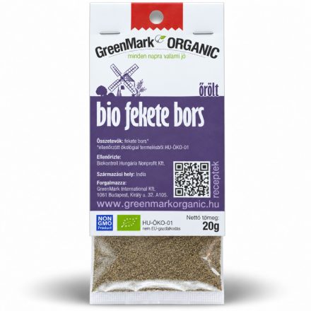 Bio Fekete bors őrölt 20 g GreenMark