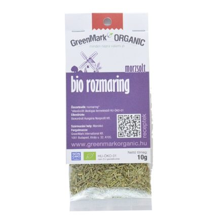 Bio Rozmaring, morzsolt 10 g GreenMark