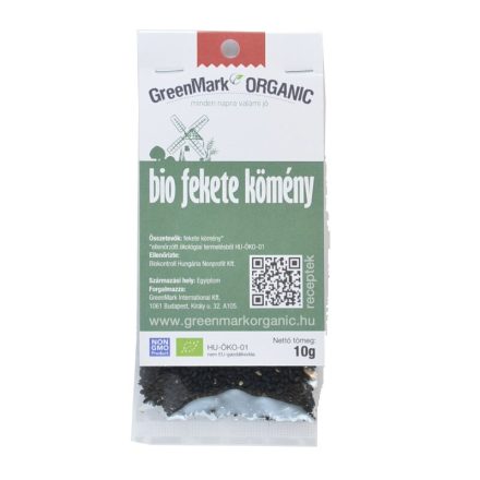 Bio Fekete kömény, egész 10 g GreenMark