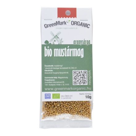 Bio Mustármag, aranysárga 10 g GreenMark