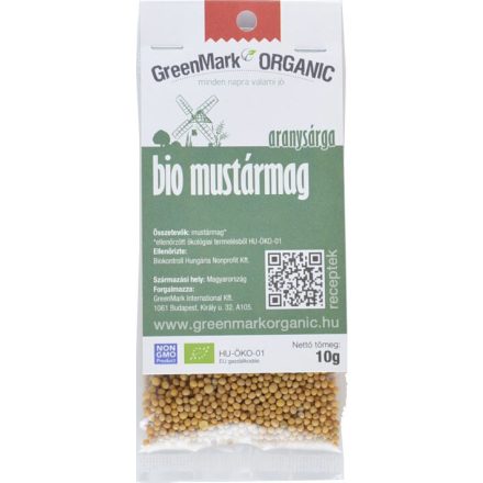Bio Mustármag aranysárga 10 g GreenMark