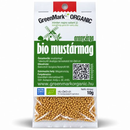 Bio Mustármag aranysárga 10 g GreenMark