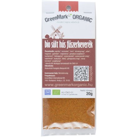 Bio Sült hús fűszerkeverék 20 g GreenMark
