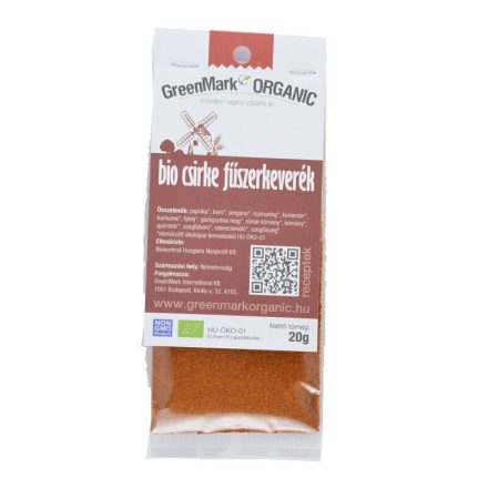 Bio Csirke fűszerkeverék 20 g GreenMark