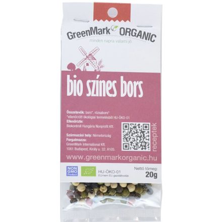 Bio Színes bors 20 g GreenMark