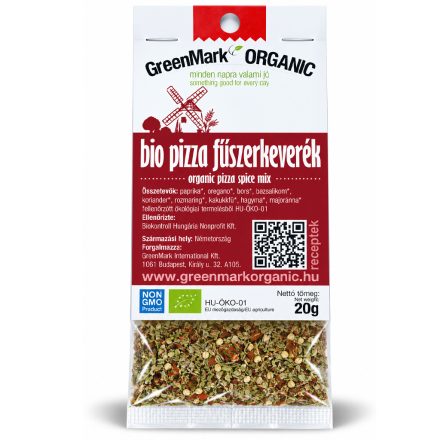 Bio Pizza fűszerkeverék 20 g GreenMark