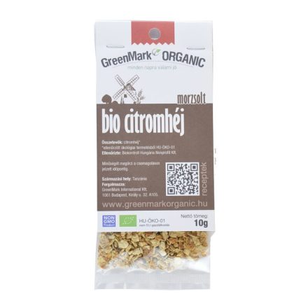 Bio Citromhéj, morzsolt 10 g GreenMark