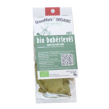 Bio Babérlevél, egész 5 g GreenMark