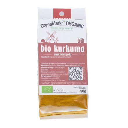 Bio Kurkuma, őrölt 50 g GreenMark