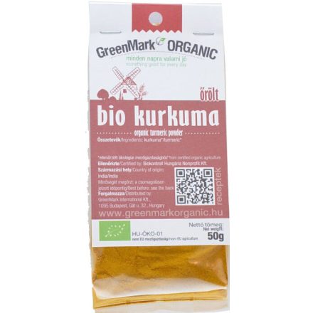 Bio Kurkuma őrölt 50 g GreenMark