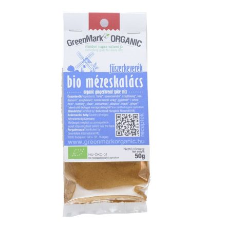 Bio Mézeskalács fűszerkeverék 50 g GreenMark