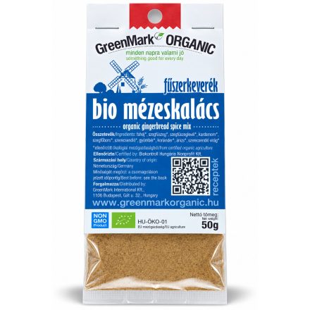 Bio Mézeskalács fűszerkeverék 50 g GreenMark