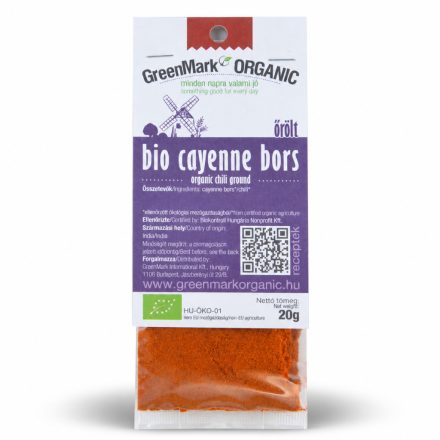 Bio Cayenne bors őrölt 20 g GreenMark