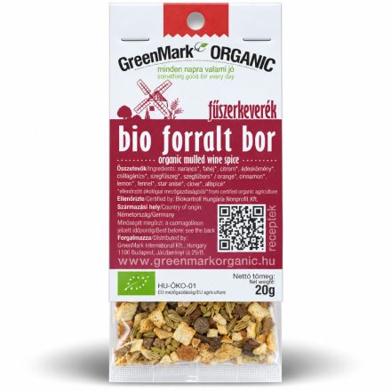 Bio Forraltbor fűszerkeverék 20 g GreenMark