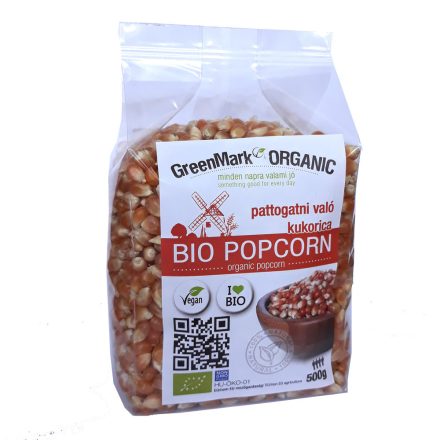 Bio Popcorn 500 g GreenMark