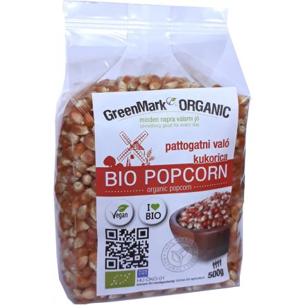 Bio Popcorn 500 g GreenMark