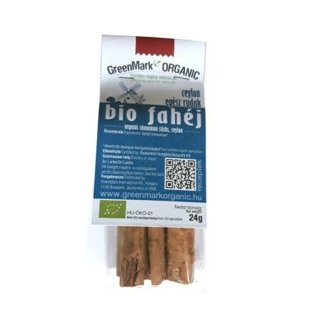 Bio Fahéj Ceylon, egész 24 g GreenMark