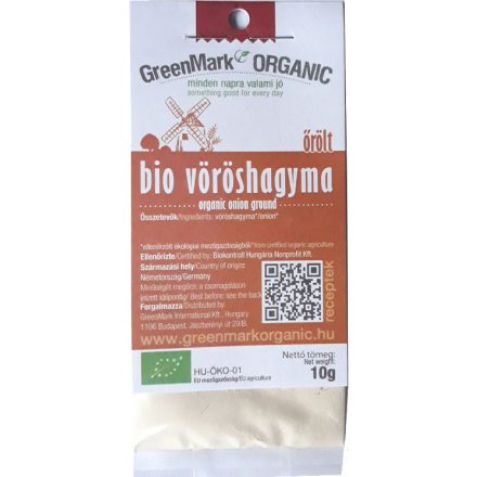 Bio Vöröshagyma őrölt 10 g GreenMark