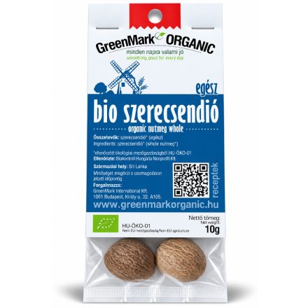 Bio Szerecsendió egész 10 g GreenMark
