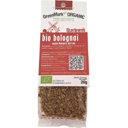 Bio Bolognai fűszerkeverék 20 g GreenMark