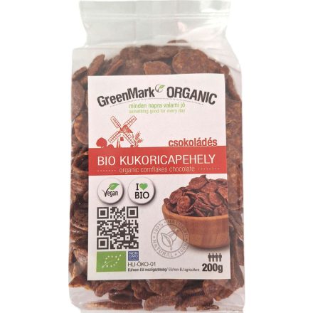 Bio Kukoricapehely csokis 200 g GreenMark