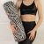 Jóga henger Premium Tönkölyhéj párna 70x20 cm + Safari Collection huzat (Zebra)