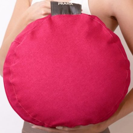 Kerek Premium Tönkölyhéj ülőpárna 36x12 cm + Bombay Collection huzat - Magenta