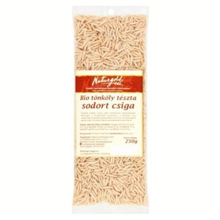 Bio tönköly tészta csiga 250 g Naturgold