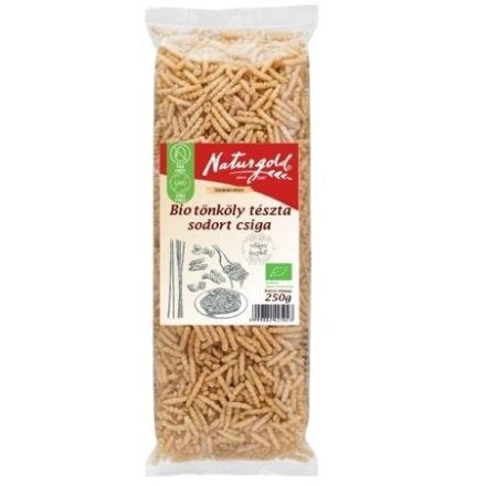 Bio tönköly tészta csiga 250 g Naturgold