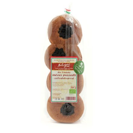 Bio tönköly mézes puszedli szilvalekvárral 200 g Naturgold