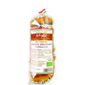 Bio tönköly mézes puszedli kókuszos 150 g Naturgold