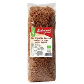 Bio tönköly tészta csiga TELJES 250 g Naturgold