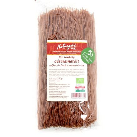 Bio tönköly tészta cérnametélt TELJES őrlésű 250 g Naturgold