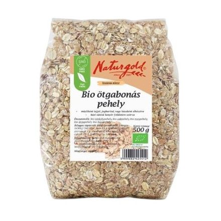 Bio ötgabonás pehely 500 g  Naturgold