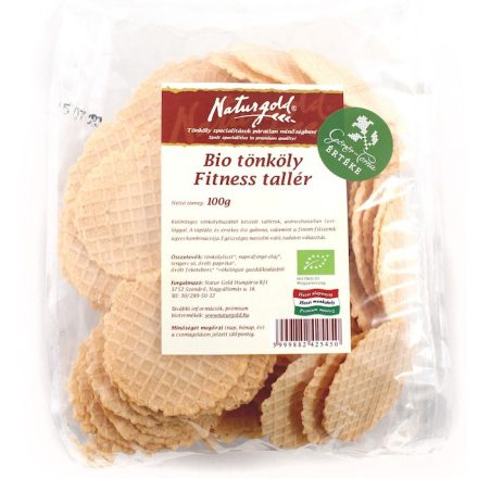 Bio tönköly natúr „Fitness” tallér 100 g  Naturgold