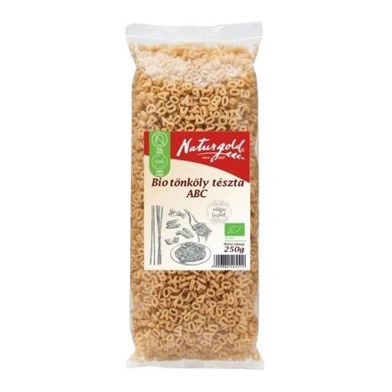Bio tönköly tészta ABC 250 g Naturgold