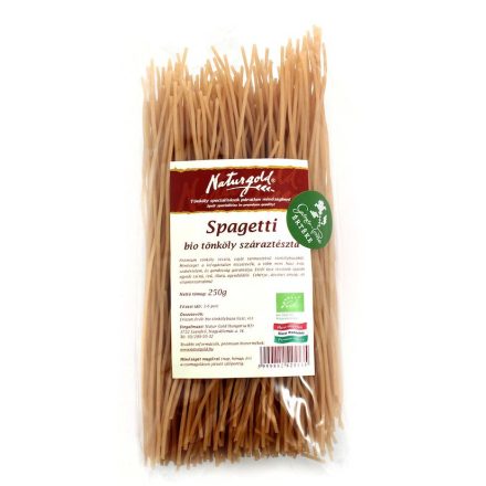 Bio tönköly tészta spagetti 250 g Naturgold