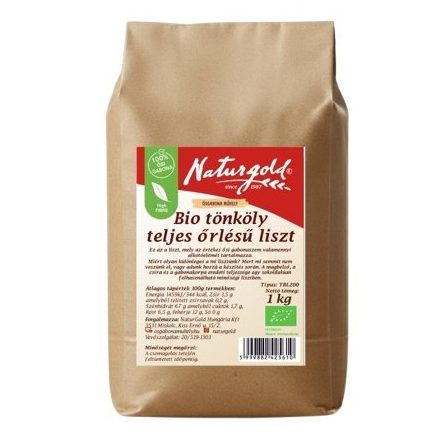 Bio tönköly TELJES őrlésű liszt 1 kg  Naturgold