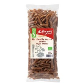 Bio tönköly tészta penne TELJES őrlésű 250 g Naturgold