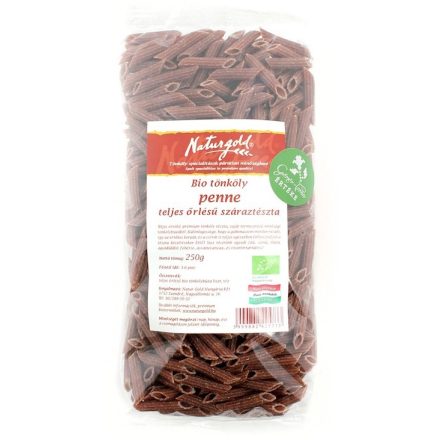 Bio tönköly tészta penneTELJES őrlésű 250 g Naturgold