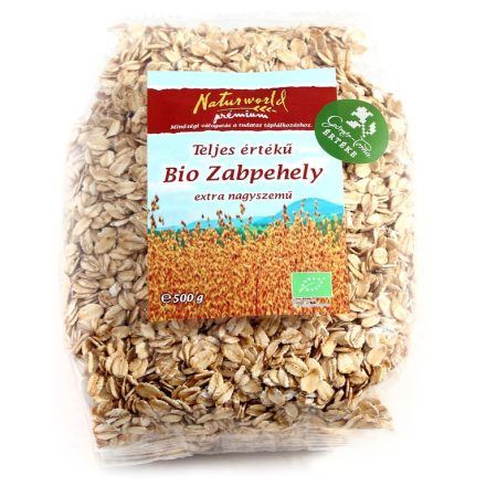 Bio zabpehely extra nagyszemű 500 g  Naturgold