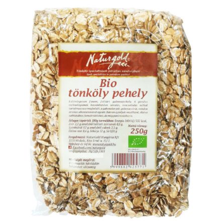 Bio tönköly pehely 250 g  Naturgold