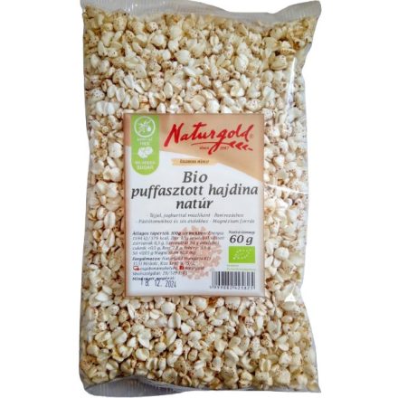 Bio puffasztott hajdina natúr 60 g Naturgold