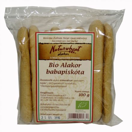 Bio alakor ősbúza babapiskóta 100 g  Naturgold
