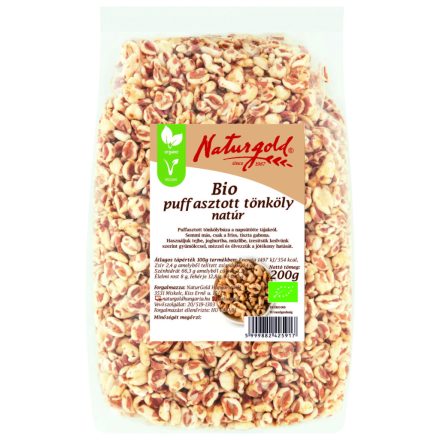Bio puffasztott tönköly natúr 200 g  Naturgold