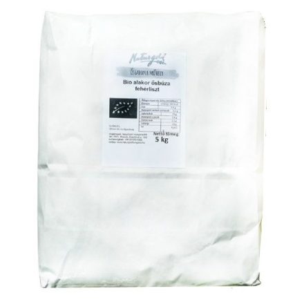Bio alakor ősbúza fehérliszt 5 kg Naturgold XXL