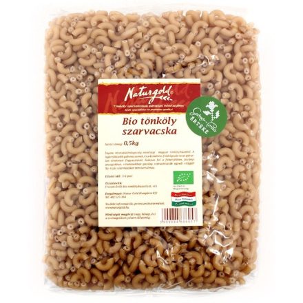 Bio tönköly tészta szarvacska 500 g Naturgold