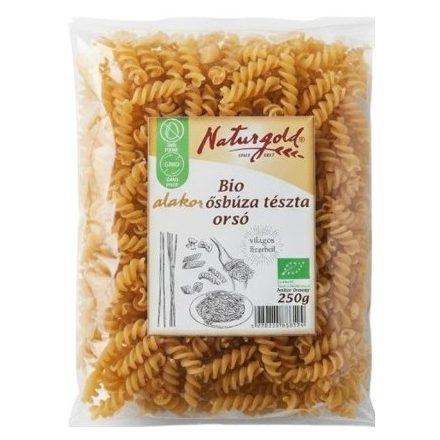 Bio alakor ősbúza tészta orsó 250 g  Naturgold