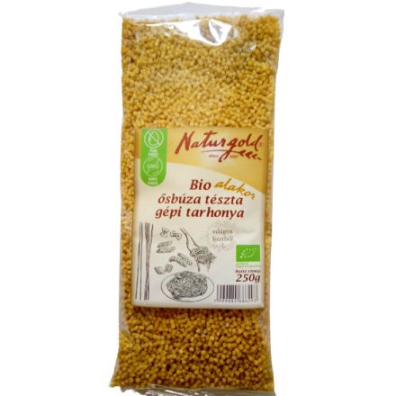 Bio alakor ősbúza tészta gépi tarhonya 250 g Naturgold