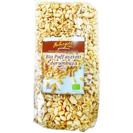 Bio puffasztott durum natúr 200 g  Naturgold